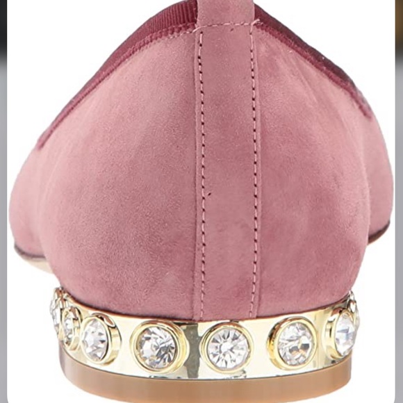 Hold! Kate Spade Melia pink suede ballet flat  9 - Picture 15 of 16